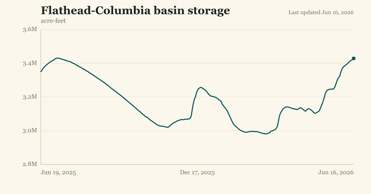 Flathead-Columbia basin storage